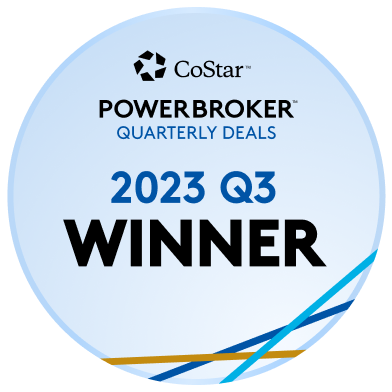 CoStar Power Broker Quarterly Deals Winner Q3 2023