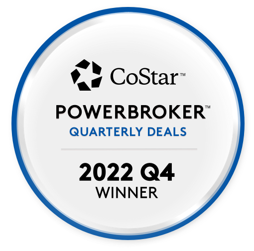 CoStar Power Broker Quarterly Deals Winner Q4 2022